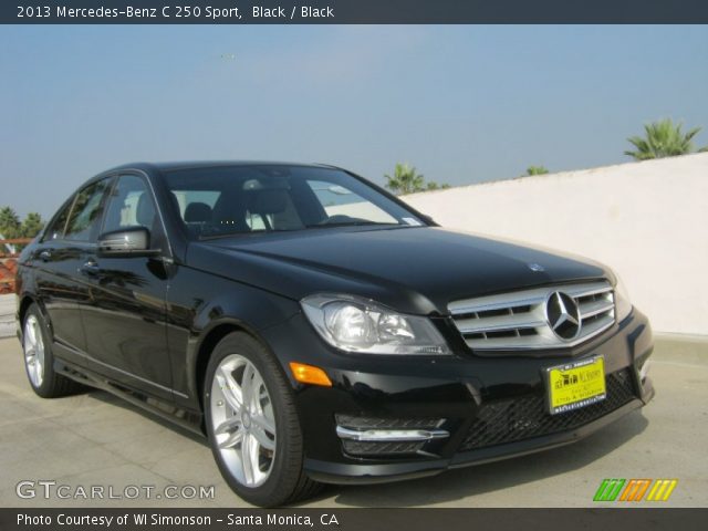 2013 Mercedes-Benz C 250 Sport in Black