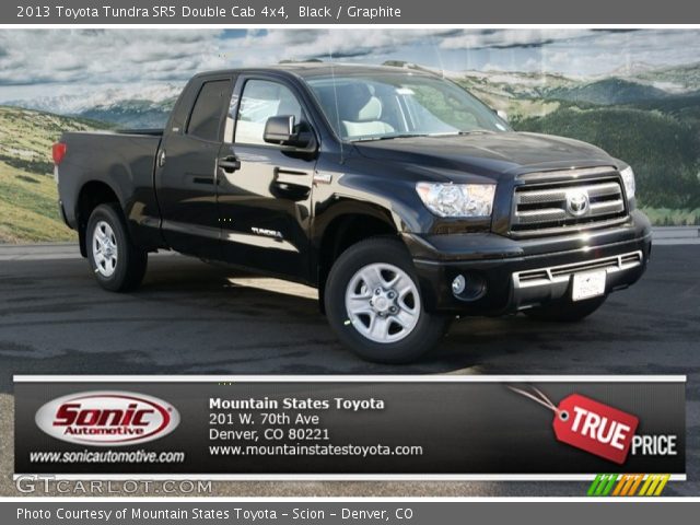 2013 Toyota Tundra SR5 Double Cab 4x4 in Black