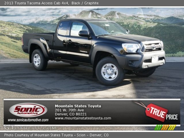 2013 Toyota Tacoma Access Cab 4x4 in Black