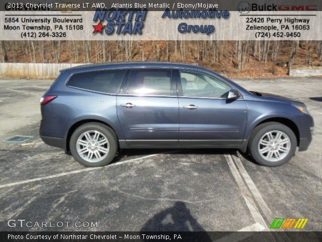 2013 Chevrolet Traverse LT AWD in Atlantis Blue Metallic