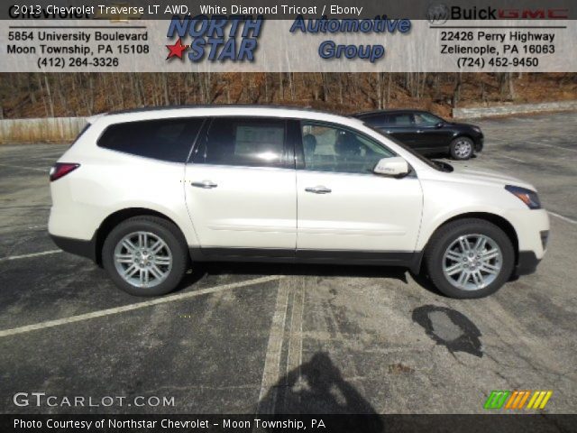 2013 Chevrolet Traverse LT AWD in White Diamond Tricoat