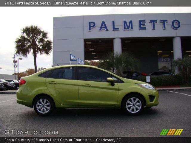 2011 Ford Fiesta SE Sedan in Lime Squeeze Metallic