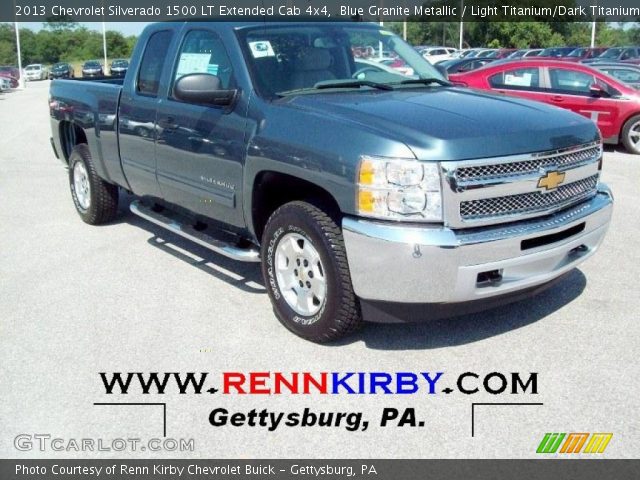 2013 Chevrolet Silverado 1500 LT Extended Cab 4x4 in Blue Granite Metallic