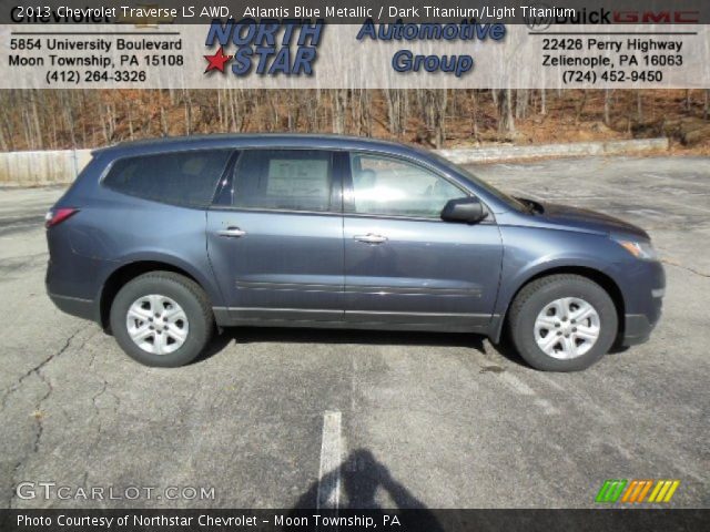 2013 Chevrolet Traverse LS AWD in Atlantis Blue Metallic