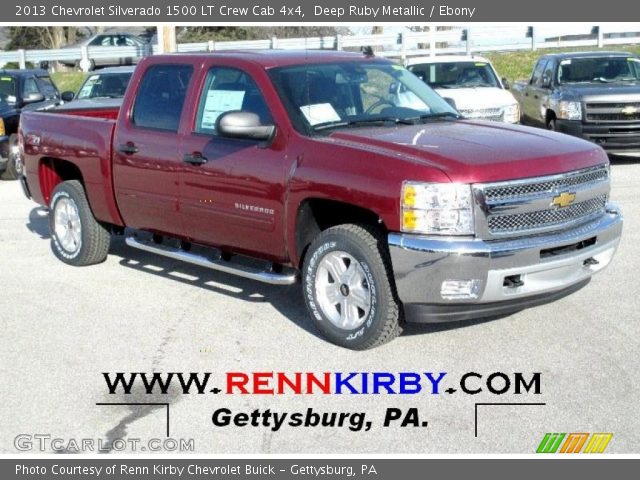 2013 Chevrolet Silverado 1500 LT Crew Cab 4x4 in Deep Ruby Metallic