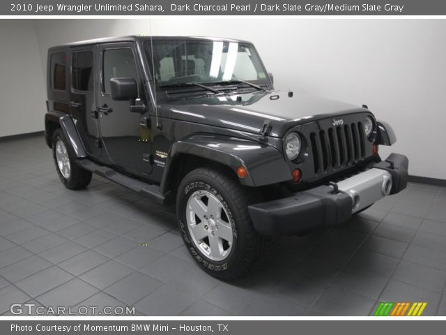 2010 Jeep Wrangler Unlimited Sahara in Dark Charcoal Pearl