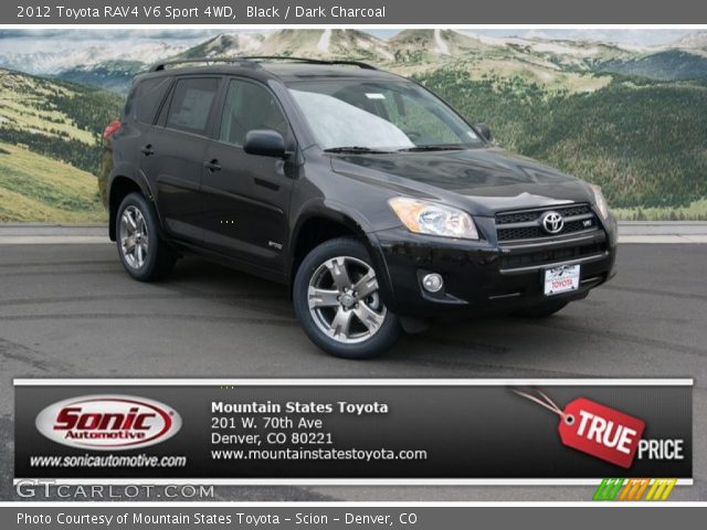 2012 Toyota RAV4 V6 Sport 4WD in Black