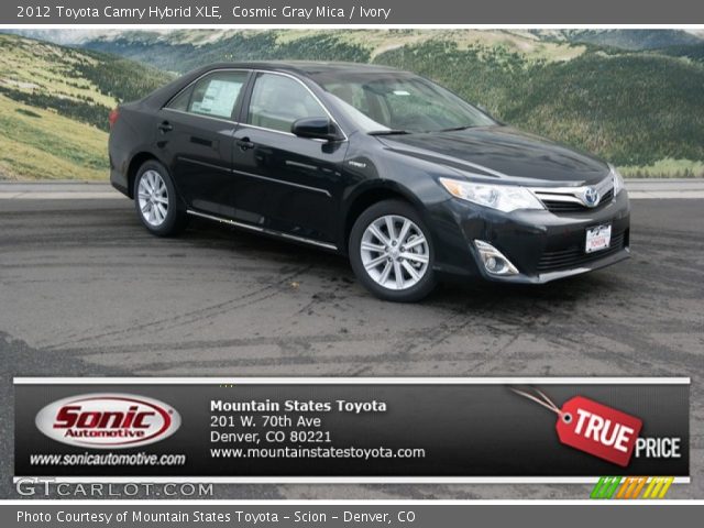 2012 Toyota Camry Hybrid XLE in Cosmic Gray Mica