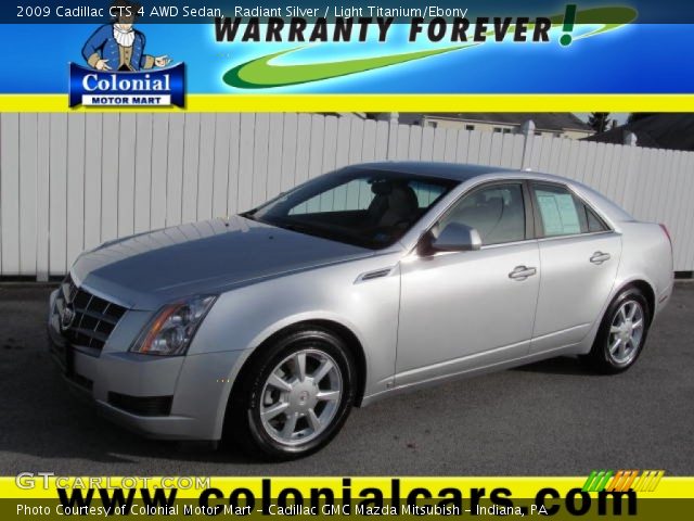 2009 Cadillac CTS 4 AWD Sedan in Radiant Silver