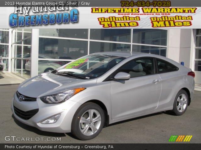 2013 Hyundai Elantra Coupe GS in Silver