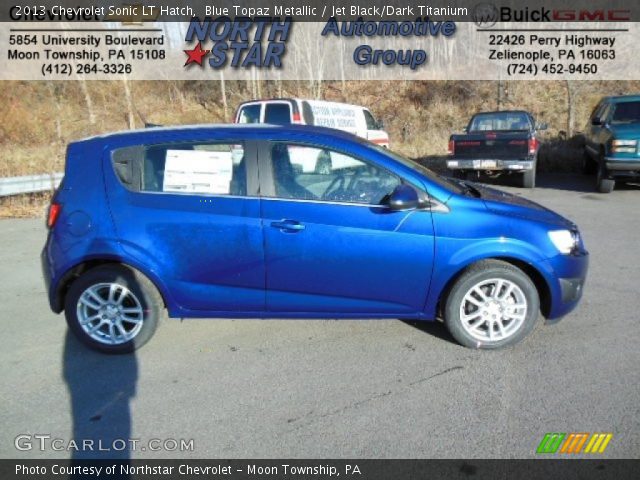 2013 Chevrolet Sonic LT Hatch in Blue Topaz Metallic