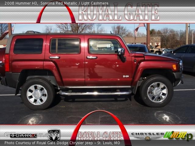 2008 Hummer H3  in Sonoma Red Metallic
