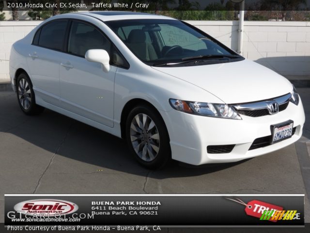 2010 Honda Civic EX Sedan in Taffeta White