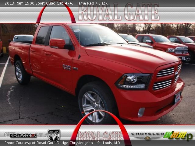 2013 Ram 1500 Sport Quad Cab 4x4 in Flame Red