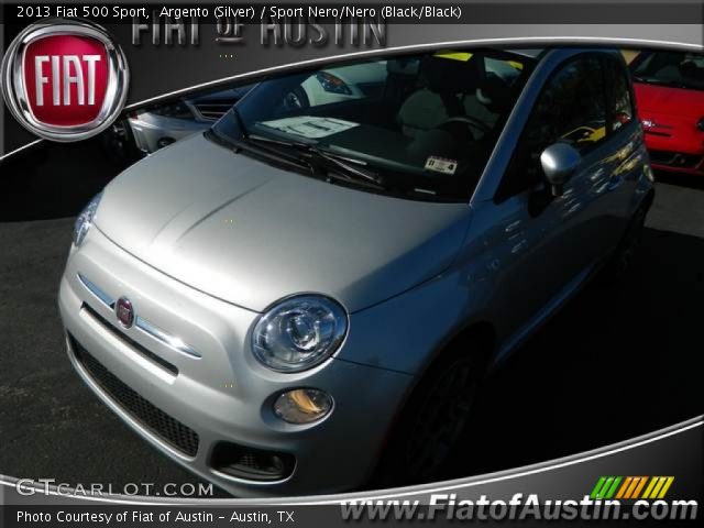 2013 Fiat 500 Sport in Argento (Silver)