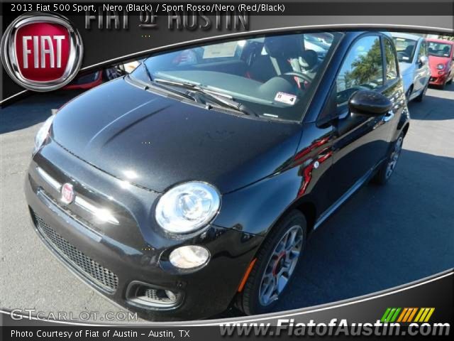 2013 Fiat 500 Sport in Nero (Black)