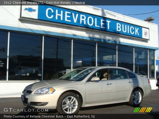 2012 Chevrolet Impala LTZ in Gold Mist Metallic