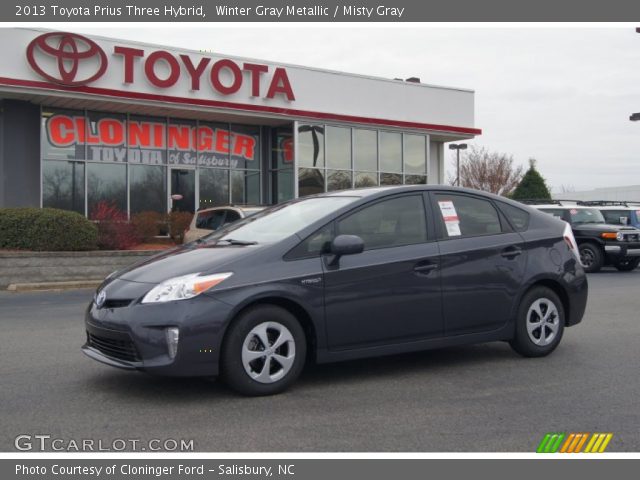 2013 Toyota Prius Three Hybrid in Winter Gray Metallic