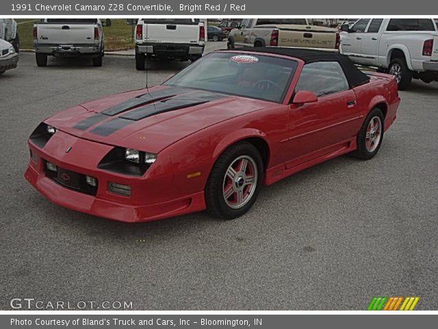 1991 Chevrolet Camaro Z28 Convertible in Bright Red