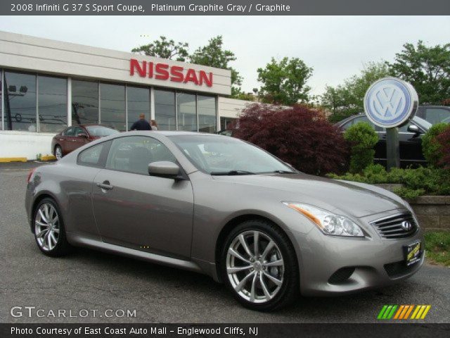 2008 Infiniti G 37 S Sport Coupe in Platinum Graphite Gray