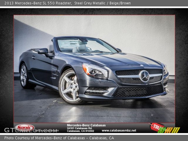 2013 Mercedes-Benz SL 550 Roadster in Steel Grey Metallic