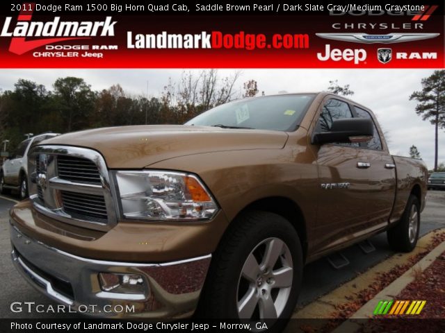 2011 Dodge Ram 1500 Big Horn Quad Cab in Saddle Brown Pearl