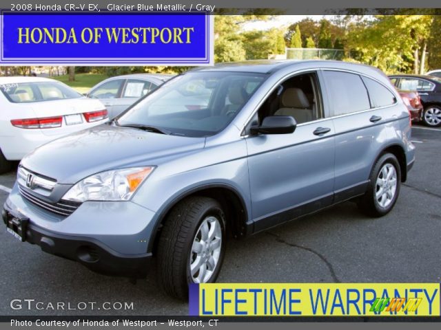 2008 Honda CR-V EX in Glacier Blue Metallic