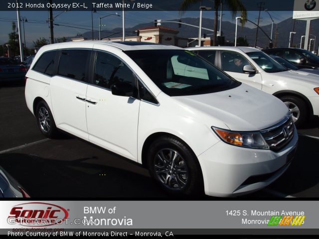2012 Honda Odyssey EX-L in Taffeta White
