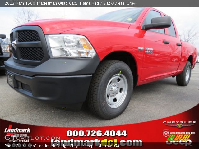 2013 Ram 1500 Tradesman Quad Cab in Flame Red