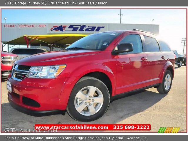 2013 Dodge Journey SE in Brilliant Red Tri-Coat Pearl