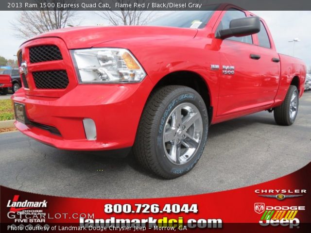 2013 Ram 1500 Express Quad Cab in Flame Red