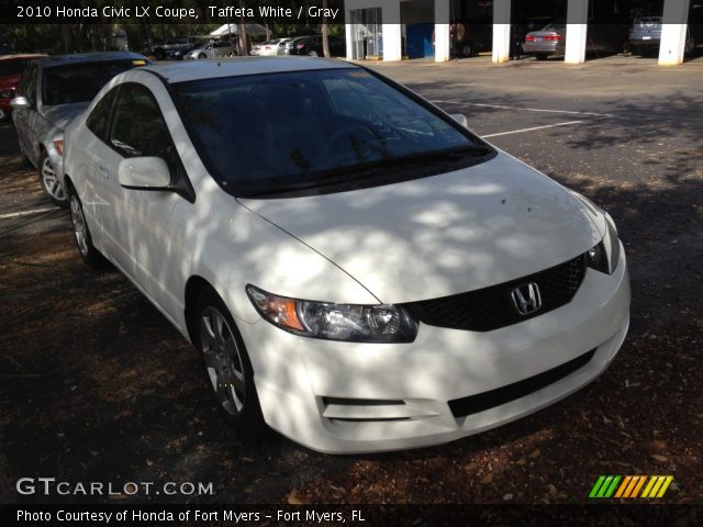 2010 Honda Civic LX Coupe in Taffeta White