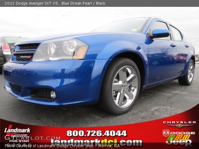 2013 Dodge Avenger SXT V6 in Blue Streak Pearl