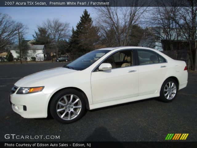 2007 Acura TSX Sedan in Premium White Pearl