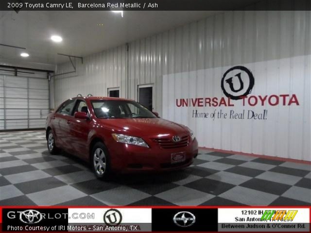 2009 Toyota Camry LE in Barcelona Red Metallic