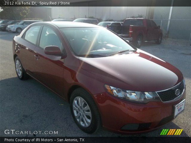 2012 Kia Forte EX in Spicy Red