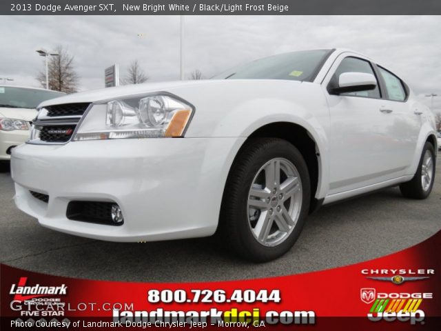 2013 Dodge Avenger SXT in New Bright White