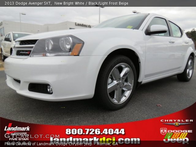 2013 Dodge Avenger SXT in New Bright White