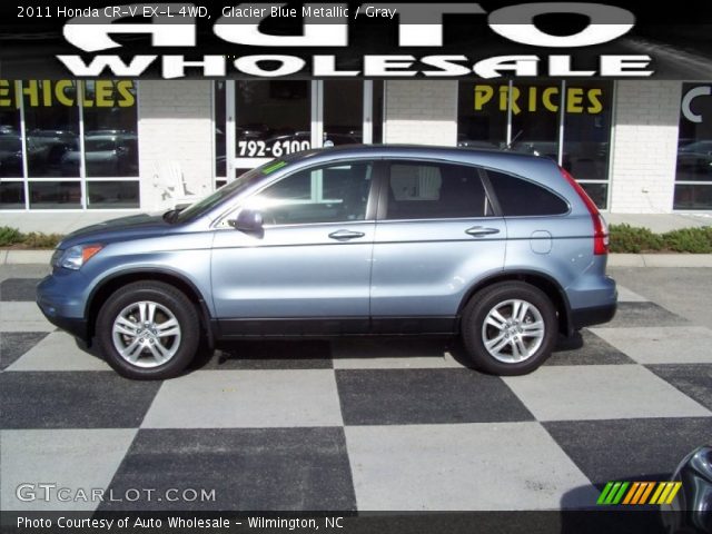 2011 Honda CR-V EX-L 4WD in Glacier Blue Metallic