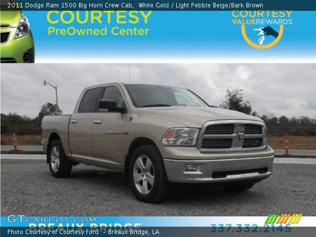 2011 Dodge Ram 1500 Big Horn Crew Cab in White Gold