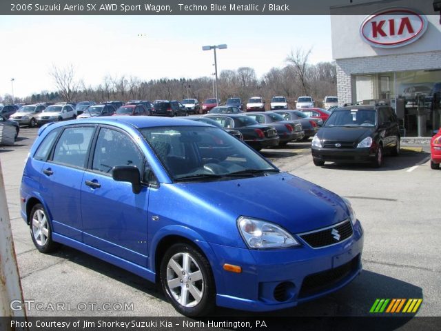 2006 Suzuki Aerio SX AWD Sport Wagon in Techno Blue Metallic