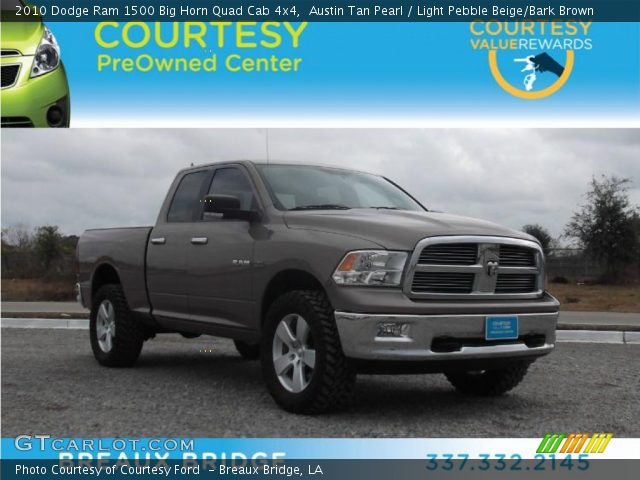2010 Dodge Ram 1500 Big Horn Quad Cab 4x4 in Austin Tan Pearl