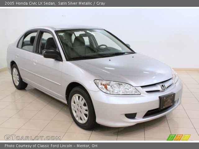 2005 Honda Civic LX Sedan in Satin Silver Metallic