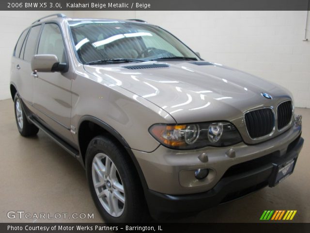 2006 BMW X5 3.0i in Kalahari Beige Metallic