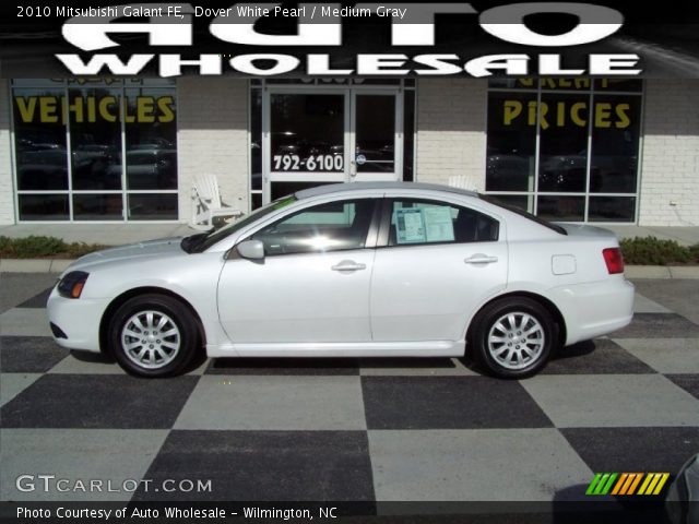 2010 Mitsubishi Galant FE in Dover White Pearl