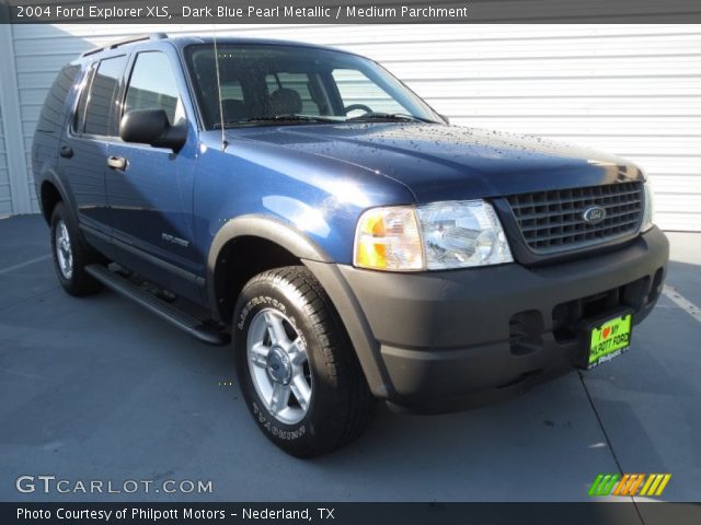 2004 Ford Explorer XLS in Dark Blue Pearl Metallic