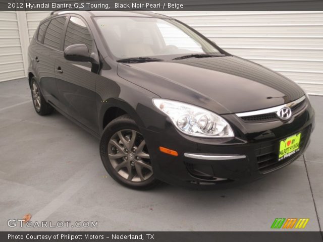 2012 Hyundai Elantra GLS Touring in Black Noir Pearl