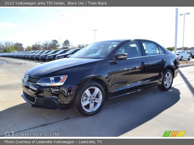 2013 Volkswagen Jetta TDI Sedan in Black Uni