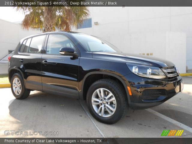 2012 Volkswagen Tiguan S 4Motion in Deep Black Metallic