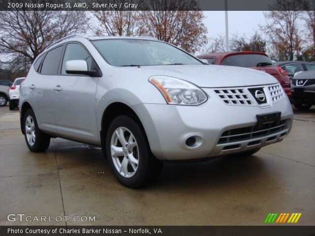 2009 Nissan Rogue SL AWD in Silver Ice